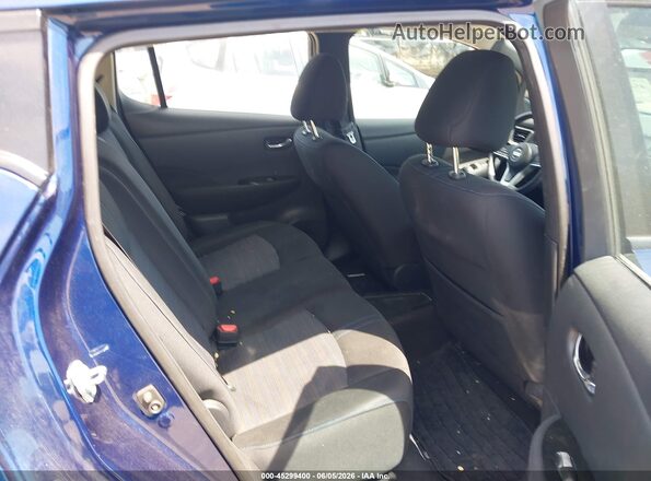 1N4BZ1CP8KC316735 2019 NISSAN LEAF Blue Widok naklejki z numerem VIN