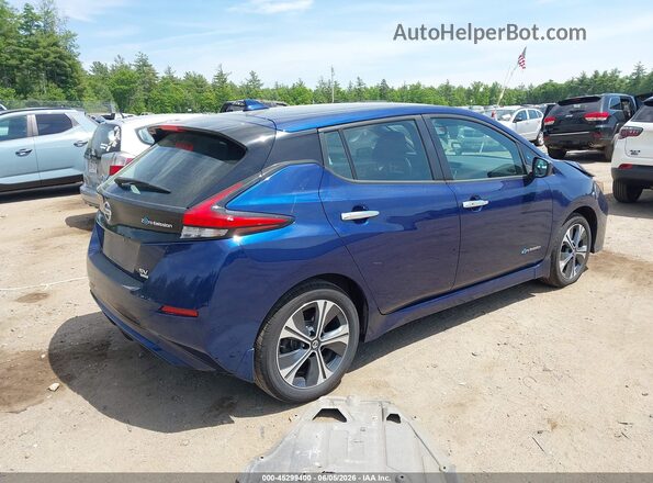 1N4BZ1CP8KC316735 2019 NISSAN LEAF Blue Tył prawy