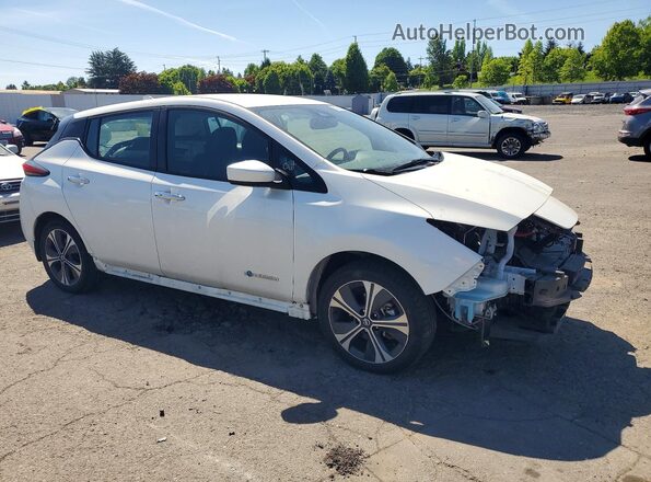 1N4BZ1CP9KC321538 2019 NISSAN LEAF White Front right