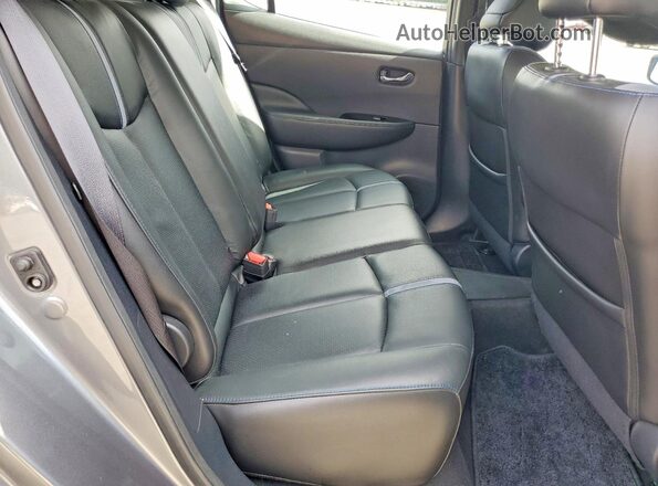 1N4BZ1CPXKC309690 2019 NISSAN LEAF Gray უკანა სალონის ხედი