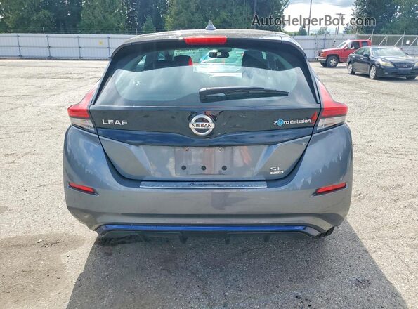 1N4BZ1CPXKC309690 2019 NISSAN LEAF Gray უკანა ხედი