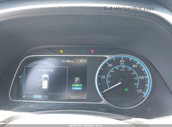 1N4BZ1CV5NC550334 2022 NISSAN LEAF White Vista de los asientos traseros
