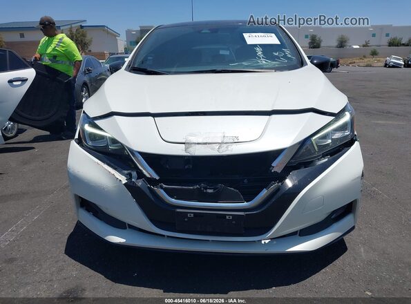 1N4BZ1CV5NC550334 2022 NISSAN LEAF White Vista del cuadro de instrumentos
