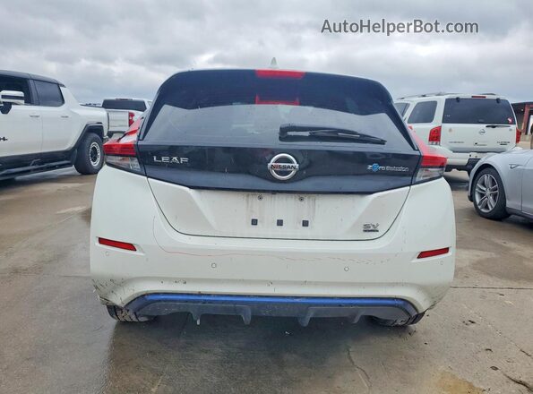 1N4BZ1CV6NC562671 2022 NISSAN LEAF White Вид ззаду