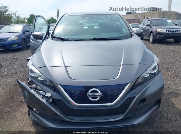 1N4BZ1CV9NC552703 2022 NISSAN LEAF Серый Вид задней части салона