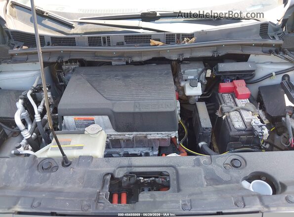 1N4BZ1CVXMC556340 2021 NISSAN LEAF Silver უკანა ხედი