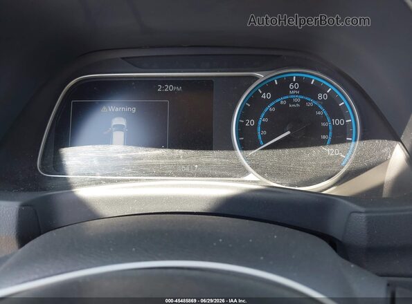 1N4BZ1CVXMC556340 2021 NISSAN LEAF Silver უკანა სავარძლების ხედი