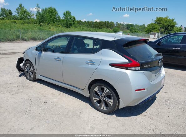 1N4BZ1CVXMC556340 2021 NISSAN LEAF Silver უკანა მარცხენა