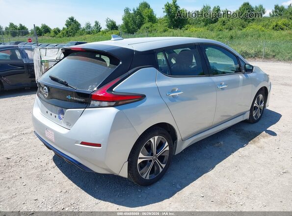 1N4BZ1CVXMC556340 2021 NISSAN LEAF Silver უკანა მარჯვენა