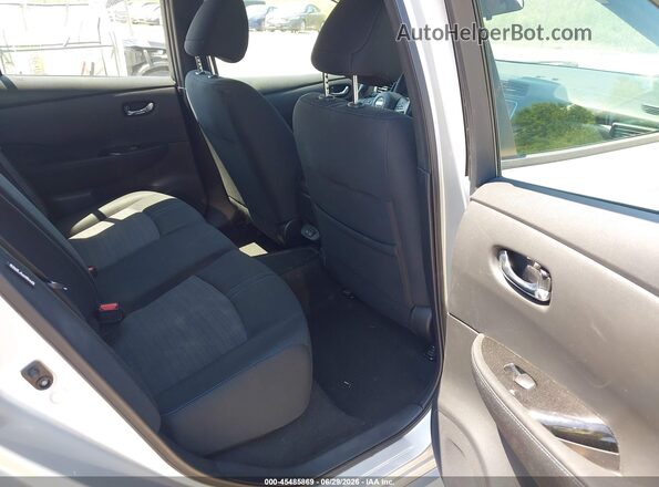 1N4BZ1CVXMC556340 2021 NISSAN LEAF Silver VIN კოდის სტიკერის ხედი
