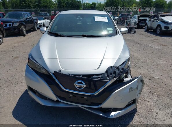 1N4BZ1CVXMC556340 2021 NISSAN LEAF Silver ხელსაწყოთა პანელის ხედი