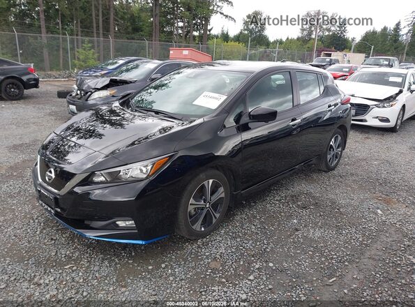 1N4BZ1CVXNC550152 2022 NISSAN LEAF Черный Передняя левая четверть