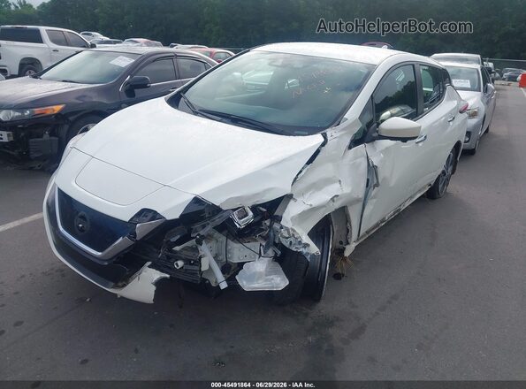1N4BZ1CVXNC560597 2022 NISSAN LEAF White Przód lewy