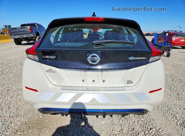 1N4BZ1DP2LC304600 2020 NISSAN LEAF White უკანა ხედი