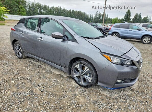 1N4BZ1DP8LC309803 2020 NISSAN LEAF Gray Передня права чверть