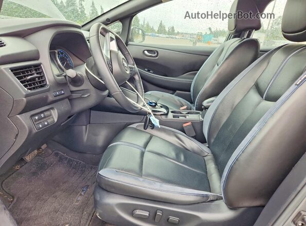 1N4BZ1DP8LC309803 2020 NISSAN LEAF Gray Вид салону спереду