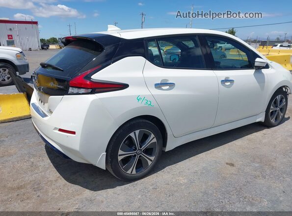 1N4BZ1DPXLC305915 2020 NISSAN LEAF Белый Задняя правая четверть