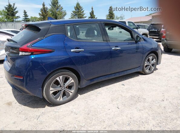 1N4BZ1DV4MC551696 2021 NISSAN LEAF Blue Vista de los asientos traseros