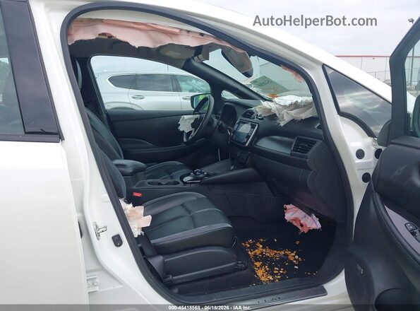 1N4BZ1DV8MC554276 2021 NISSAN LEAF White Вид салону спереду