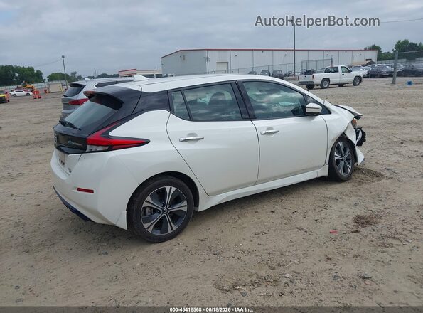1N4BZ1DV8MC554276 2021 NISSAN LEAF White Задня права чверть