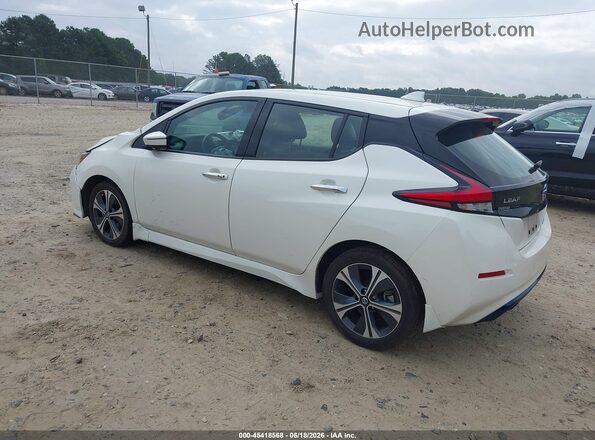 1N4BZ1DV8MC554276 2021 NISSAN LEAF White Задня ліва чверть