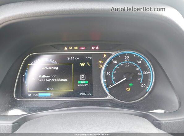 1N4BZ1DV8MC554276 2021 NISSAN LEAF White Вид задніх сидінь