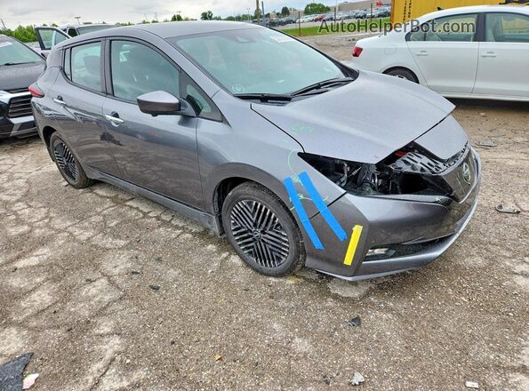 1N4CZ1CV0RC556763 2024 NISSAN LEAF Серый Передняя правая четверть