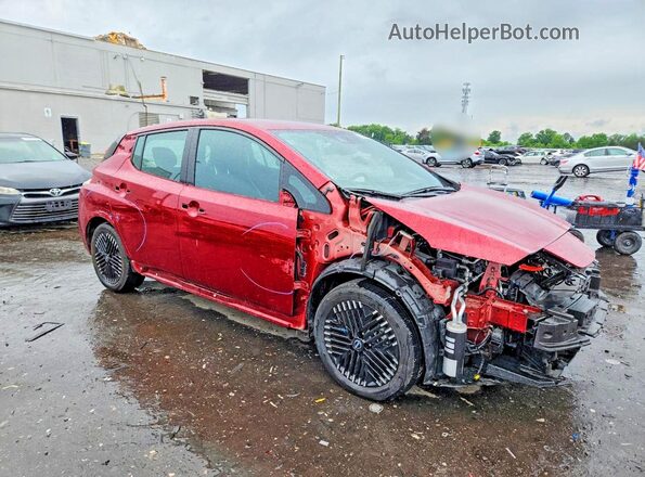 1N4CZ1CV1PC562617 2023 NISSAN LEAF Red Front right