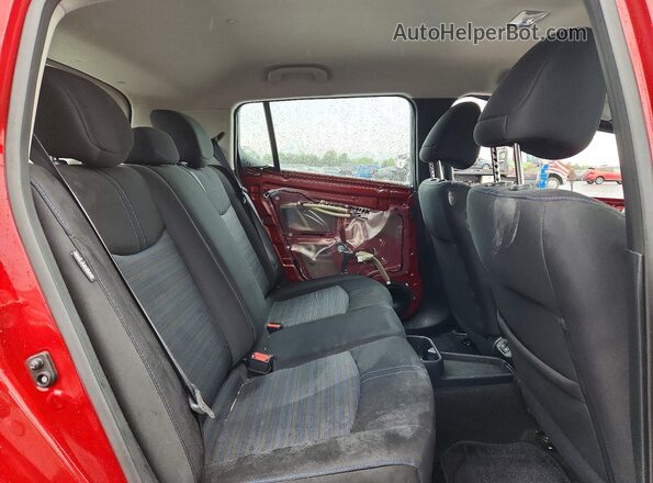 1N4CZ1CV1PC562617 2023 NISSAN LEAF Red Rear interior view