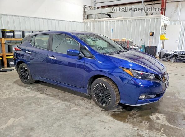 1N4CZ1CV3RC556580 2024 NISSAN LEAF Синий Передняя правая четверть