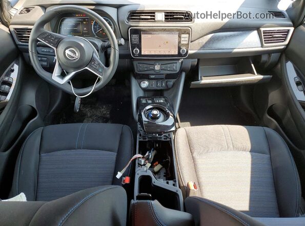 1N4CZ1CV3RC556580 2024 NISSAN LEAF Синий Вид панели приборов
