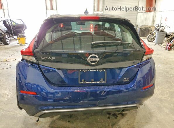 1N4CZ1CV3RC556580 2024 NISSAN LEAF Синий Вид сзади
