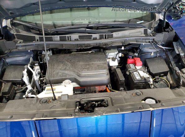1N4CZ1CV3RC556580 2024 NISSAN LEAF Синий Вид задней части салона