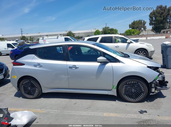 1N4CZ1CV4PC550221 2023 NISSAN LEAF White Սալոնի 360 աստիճան տեսք