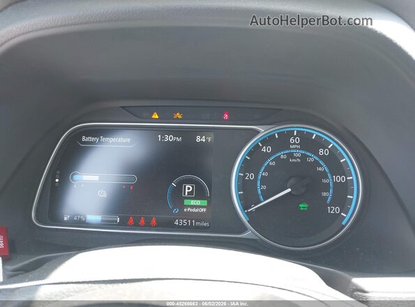 1N4CZ1CV4PC550221 2023 NISSAN LEAF White Հետևի նստատեղերի տեսք