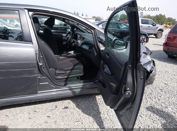 1N4CZ1CV4PC551580 2023 NISSAN LEAF Gray Vista interior delantera