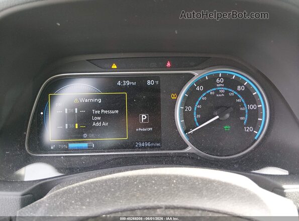1N4CZ1CV4PC551580 2023 NISSAN LEAF Gray 