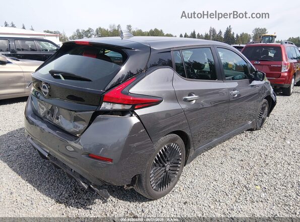 1N4CZ1CV4PC551580 2023 NISSAN LEAF Gray Trasero derecho