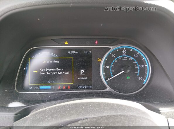 1N4CZ1CV4PC551580 2023 NISSAN LEAF Gray Vista de los asientos traseros