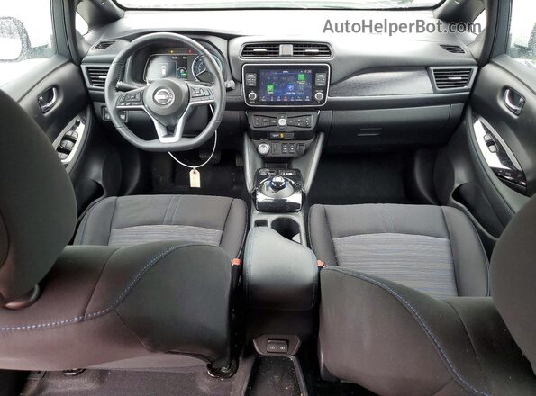 1N4CZ1CV6RC551406 2024 NISSAN LEAF White წინა პანელის ხედი