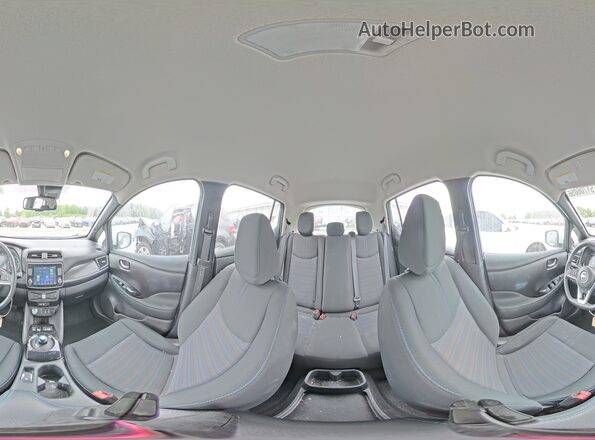 1N4CZ1CV6RC551406 2024 NISSAN LEAF White სალონის 360-გრადუსიანი ხედი