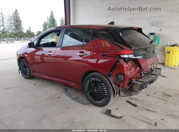 1N4CZ1CV6SC562153 2025 NISSAN LEAF Red Trasero izquierdo