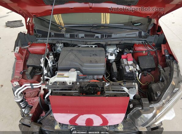 1N4CZ1CV6SC562153 2025 NISSAN LEAF Red Vista trasera