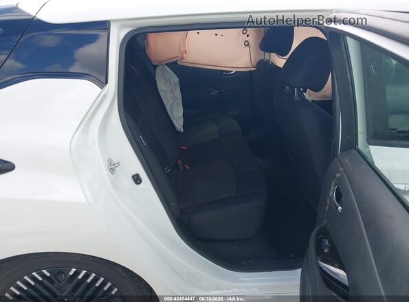 1N4CZ1CV6SC563576 2025 NISSAN LEAF White VIN კოდის სტიკერის ხედი