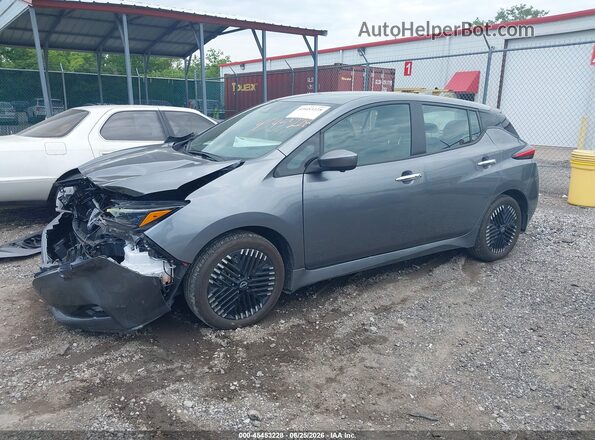 1N4CZ1CV7PC553226 2023 NISSAN LEAF Серый Передняя левая четверть