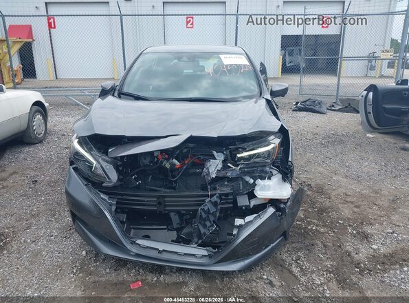 1N4CZ1CV7PC553226 2023 NISSAN LEAF Серый Вид задней части салона