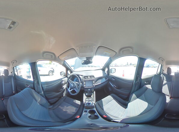 1N4CZ1CV7SC557656 2025 NISSAN LEAF Gray Widok naklejki z numerem VIN
