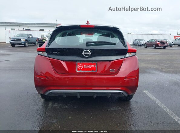 1N4CZ1CV8PC562405 2023 NISSAN LEAF Red 
