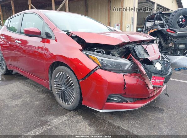 1N4CZ1CV8PC562405 2023 NISSAN LEAF Red 