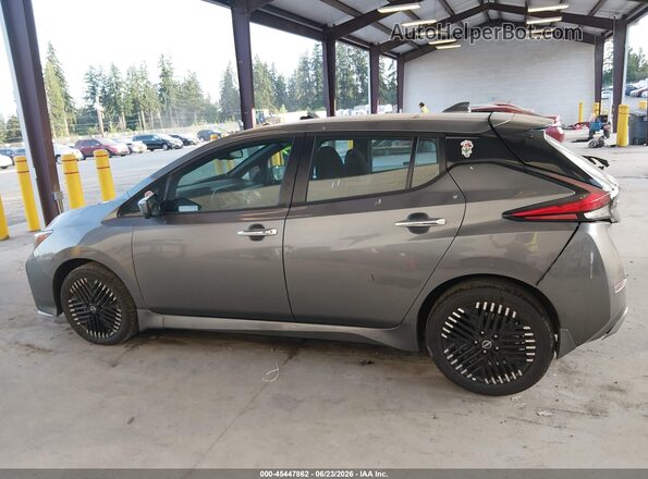 1N4CZ1CV8SC566947 2025 NISSAN LEAF Gray Սալոնի 360 աստիճան տեսք